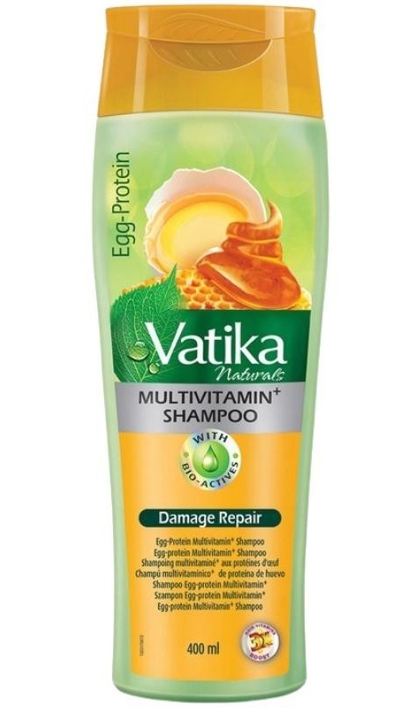 Vatika, Ajurvédský šampon s vaječným proteinem, 400ml